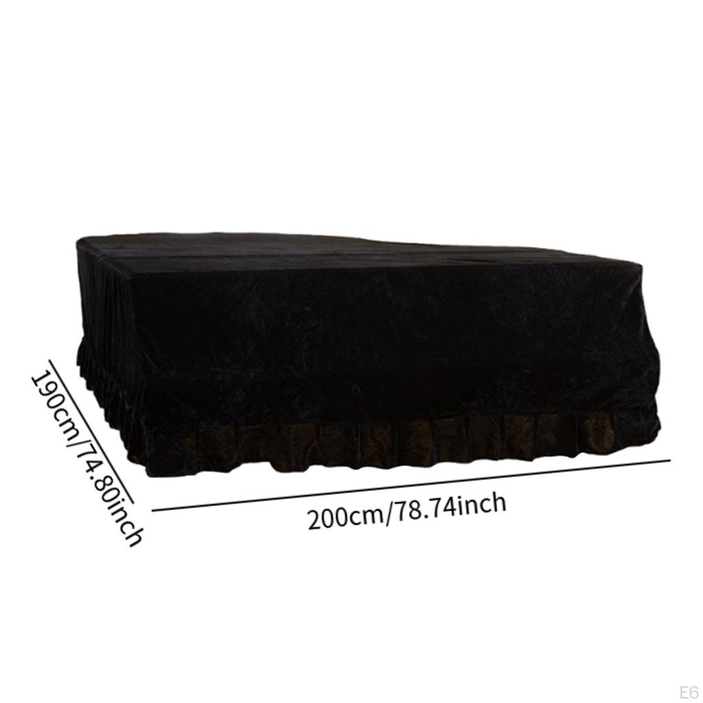 Чехол для рояля пылезащитный универсальный, мягкий, треугольный чехол, предотвращает повреждение от пыли