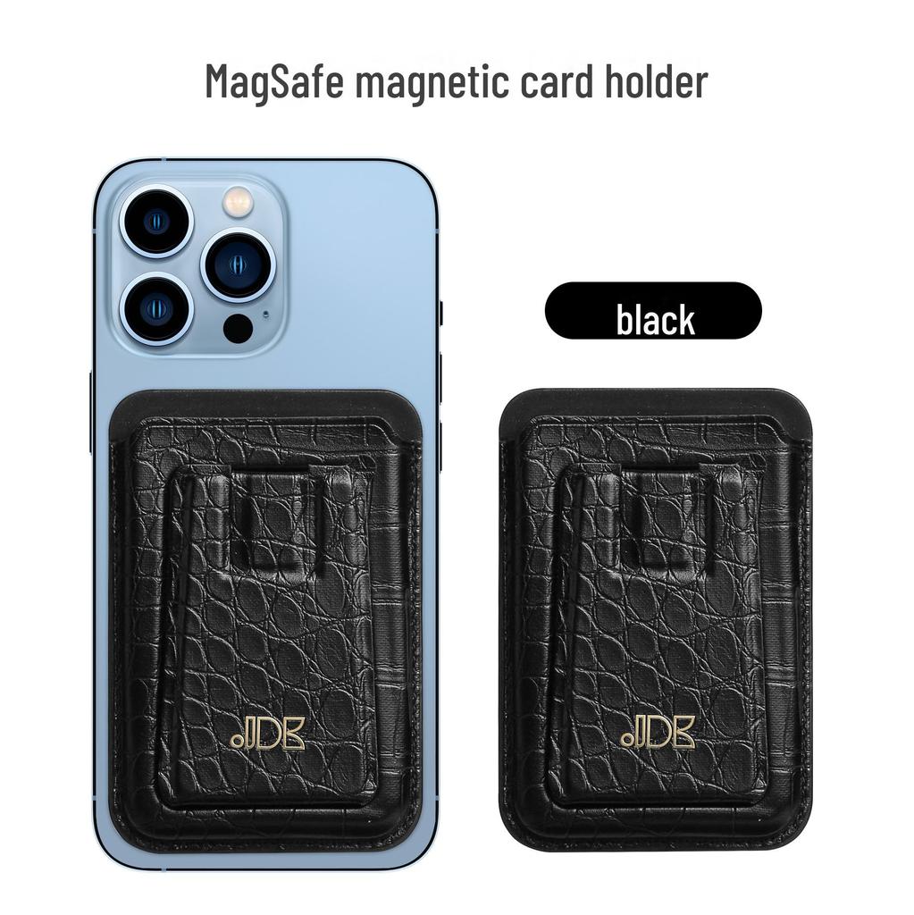 Magsafe Card Holder for iPhone 13: Magnetic Sticker for Cards, Lazy Desktop Stand.