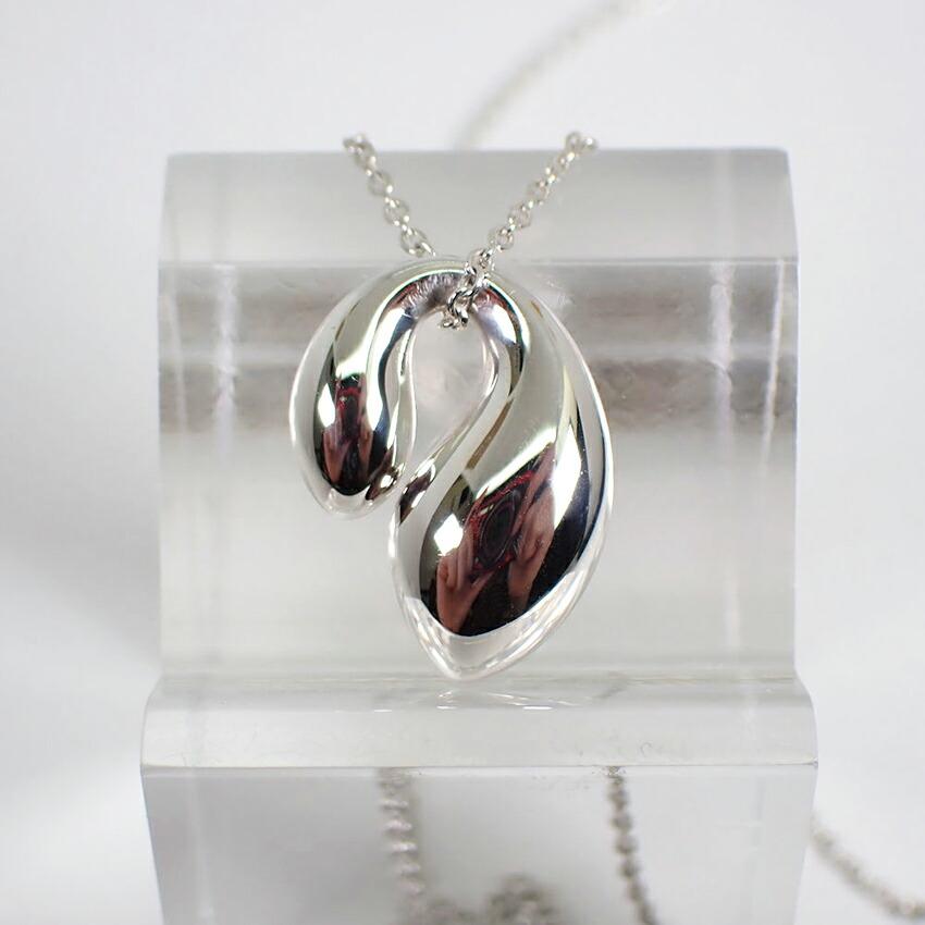 [Б/у] Подвеска TIFFANY/Tiffany 925 с двойной каплей [g334-87]