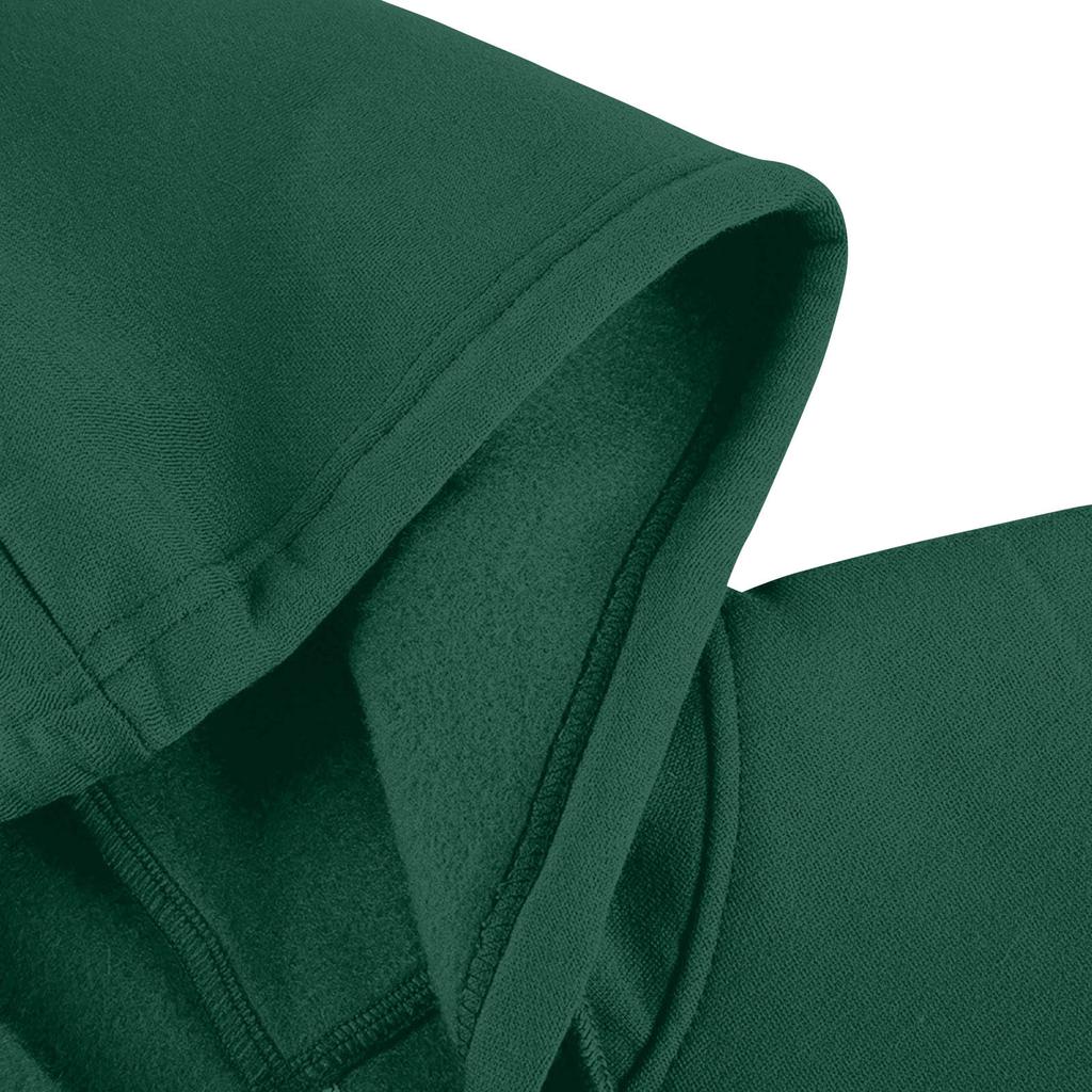 Women's Casual Fashion Solid Color Long Sleeved Zippered Hooded Sweatshirt