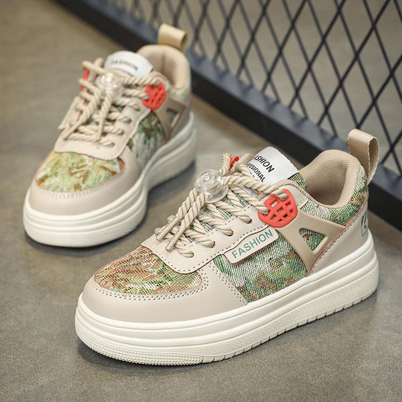 Обувь для мальчиков осень-зима 2025 новая кожаная детская спортивная обувь для детей среднего и старшего возраста зимняя красивая модная крутая обувь для скейтборда для мальчиков