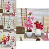 Artificial Peach Blossom Plant With Realistic Craftsmanship For Wedding Decor And Photography