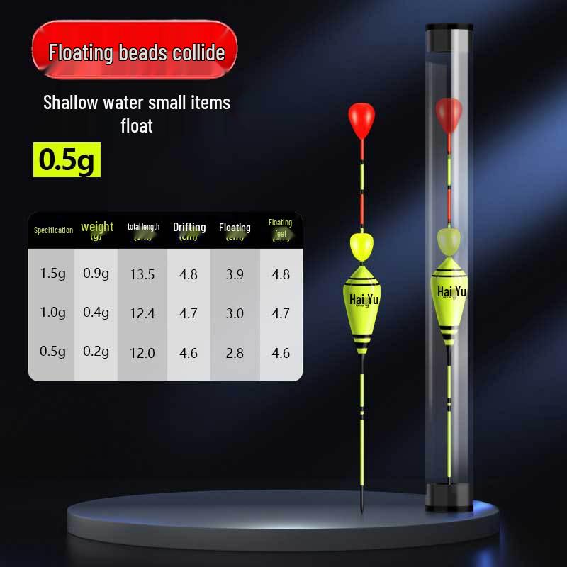 Ультракороткая трава Дыра Нано Поплавок для Карася с Утолщенным, Привлекающим Внимание Дизайном