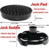 Floor Jack Saddle Rubber Pad Point Fit 4Tons Jacks Adapter Lifting Protector Car