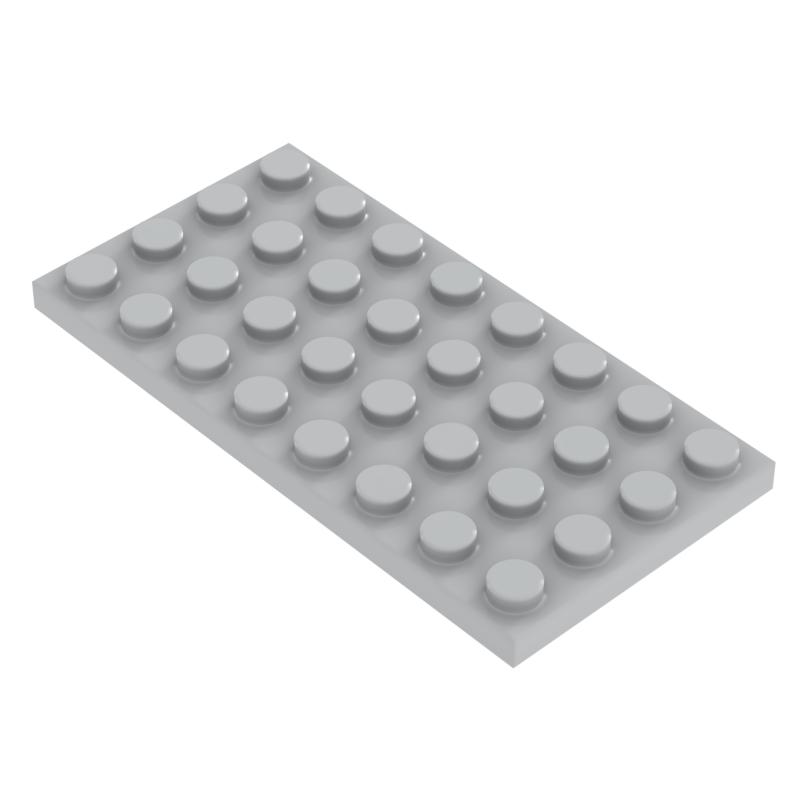 Нетоксичные строительные блоки Moc из мелких частиц, базовая пластина 4x8, детали и аксессуары для DIY, совместимые с 3035
