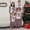 Christmas Parent Child Family Set Home Furnishings Christmas Pajamas Two Piece Set