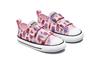 Converse Кеды Chuck Taylor All Star Canvas Износостойкие И Легкие Низкие Детские Обувь Розовый Фиолетовый A00389C