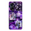 Phone Case - MANIACASE - Oppo A98 5G - Silicone - Flexible - BTS Concept Purple