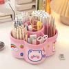 Large Capacity Desk Accessories 306 ° Rotation Cute Pen Holder Stationery Organizer Pencil Storage Office School Supplies