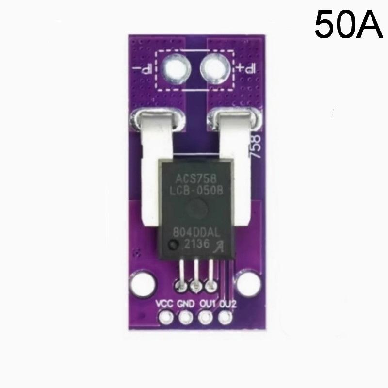 Acs758 Acs758Lcb-050B-Pff-T 50A/100A/200A Линейный датчик тока на эффекте Холла Модуль обнаружения тока Для Arduino RC Модели Разъем