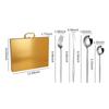 24Pcs Dinnerware Set With Gift Box Stainless Steel Kitchen Cutlery Set Knife Spoon Flatware Minimalist Tableware