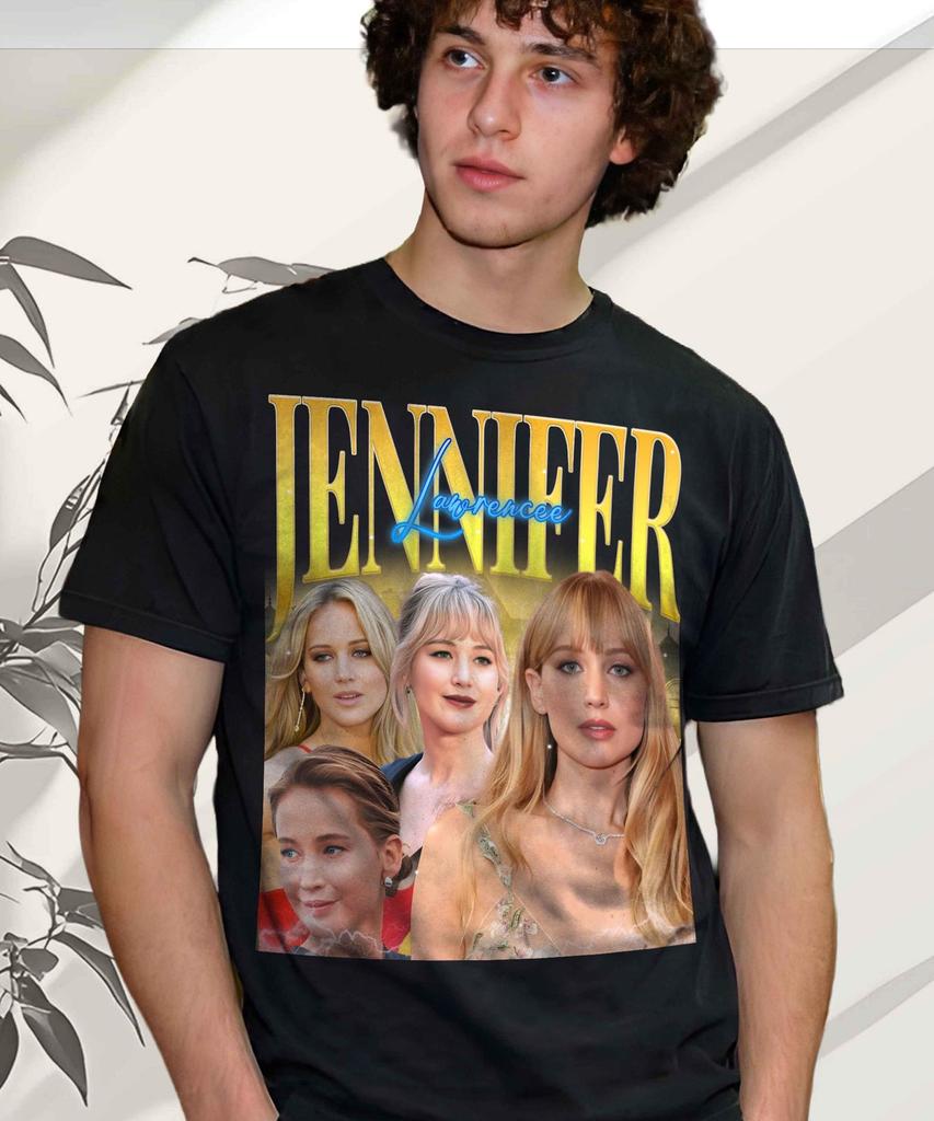 Jennifer Lawrence Collage T-Shirt and kids tshirt – Vintage Inspired Graphic Tee