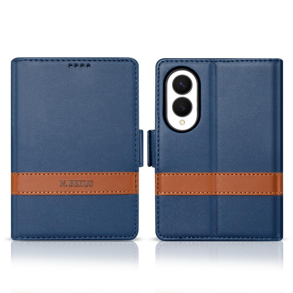 Business Flip Leather Phone Case for Samsung Galaxy Z Fold 8 Ultra Fold8 Luxury RFID Wallet Card Solt Protective Cover Bag