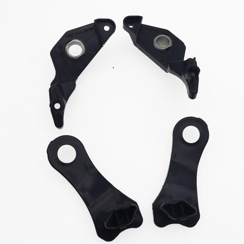 4 шт. для BMW 5 серии E60 E61, передние фары, ремонтные комплекты, кронштейн, фиксированные зажимы, декор, черные сменные автомобильные аксессуары