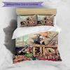 3pcs Duvet Cover Set (1*Duvet Cover + 2*Pillowcase, Without Core), Pettersson und Findus Print Bedding Set, Bedroom Decor, All‑Season, Birthday Gift