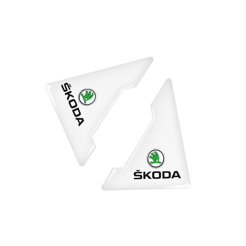 2025 New 2/4pcs Silicone Car Door Corner Protector Anti-Collision Scratch Cover For Skoda Octavia A5 A7 Rapid Fabia Superb Kodia