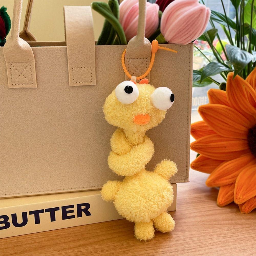 Flexible Structure Long Neck Stuffed Doll Twistable Animal Key Chain Whimsical Gift Choice