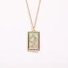 Women's Jewelry Straps Tarot Square Necklace Female Ins Jewelry Ladies