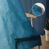 Ocean Beach Gradient Waves Sheer Curtains Modern Gauze Curtain for Living Room Bedroom Voile Yarn Curtains