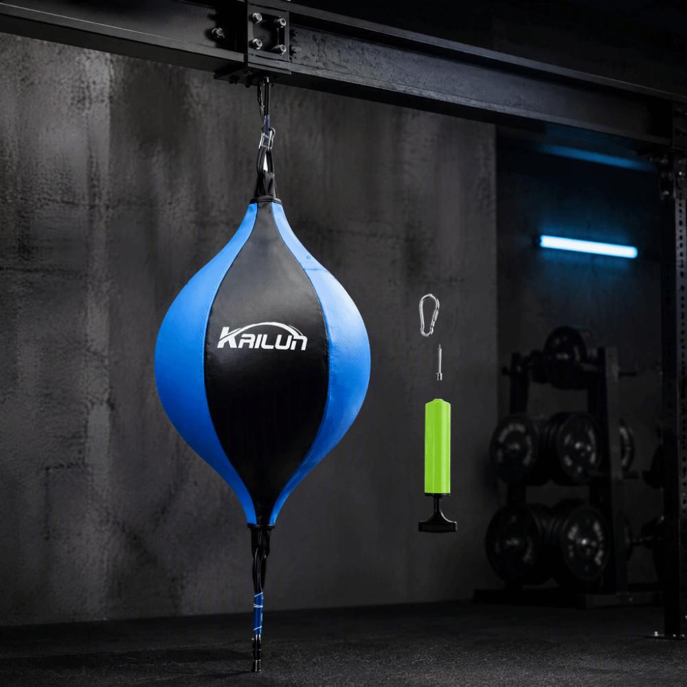 PU Outer Material Punching Training Ball Two Tone Color Option Boxing Reaction Ball Home Gym Use
