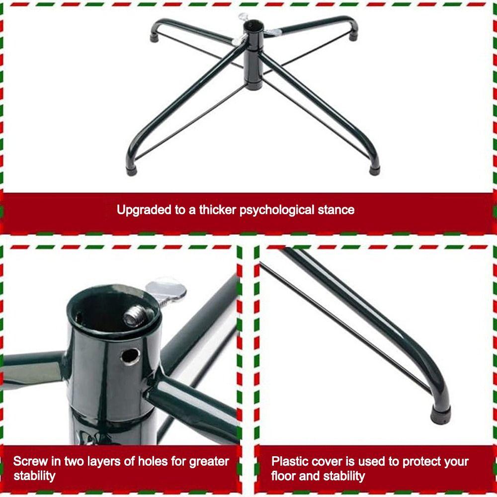 Metal Christmas Tree Stand Base Rotating Christmas Tree Stand Legs Christmas Tree Accessory