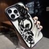 Чехол для телефона "Скелетная рука и черная роза" подходит для iPhone 17 16 15 14 13 12 11 Pro/Max/Plus, противоударная задняя крышка