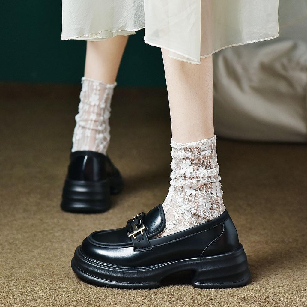 Retro Japanese Commuter Shoes Spring and Summer 2025 New Fashion Flat Loafers British Style Small Leather Shoes Women