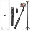 Spigen S560W Bluetooth Selfie Stick Long Tripod Black