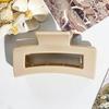 8.5cm Matte Korean Style Square Hair Clip: Elegant Half-Up Shark Clip for Women's New Updo Hair Styling