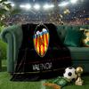 Valencia Crest Design Throws Blanket Flannel Blankets Plush for Couch Bed Gifts for Men Women Travel picnic blanket Christmas fan gifts