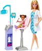 Barbie Career Playset, Dentist Set, Blonde Fashion Doll & Small Patient Doll, Examination Chair, Sink Station & Accessories