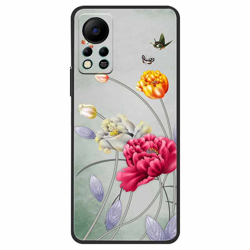 Для Infinix HOT 11S NFC Чехол X6812B Модный Мягкий ТПУ Силиконовый Чехол для Телефона Для Infinix HOT11S NFC Задняя Крышка HOT 11 S 6.78 Funda