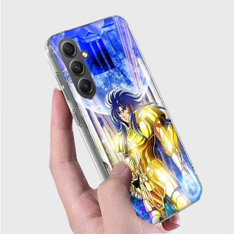 Saint Seiya Knights Of The Zodiac Phone Case for Samsung A16 A26 A36 A56 A17 A37 A57 A07 A06 A02S A03 A04S A05S Galaxy Note 20 1