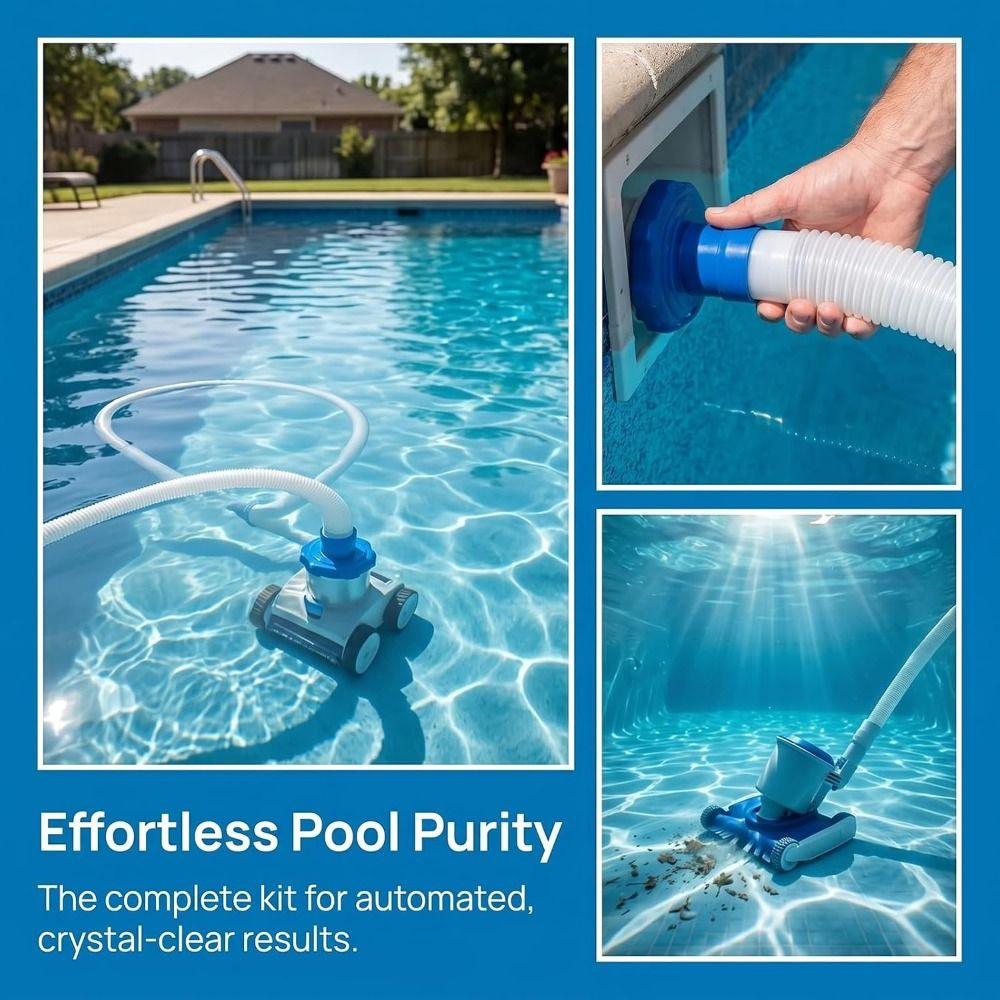 Leak-Proof Pool Skimmer Adapter Quick Connect Pool Replacement Part for Intex 25016