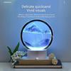 Светодиодная лампа 16 цветов 3D Sandscape RGB с подсветкой в виде песочных часов, движущаяся рамка для песочного искусства, ночник с дисплеем Deep Sea, новогодний подарок