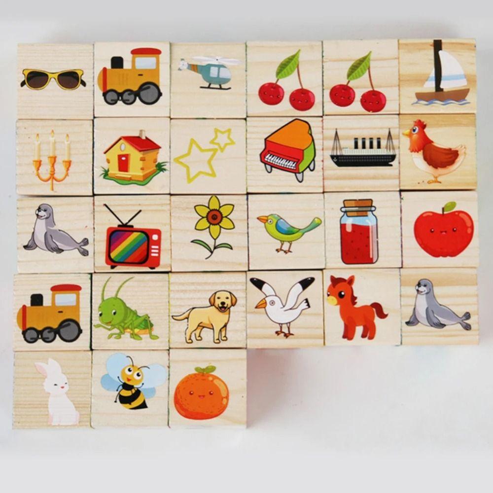 Alphabet & Number Letter Cognitive Toys Early Education Number Stacking Blocks Kids Toy