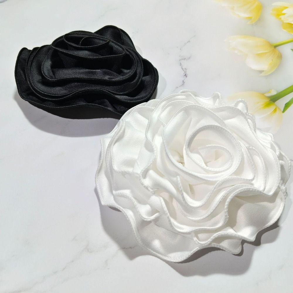 Fashion Large Flower Corsage Handmade Clothing Accessories New 3d Rose Flower Patch