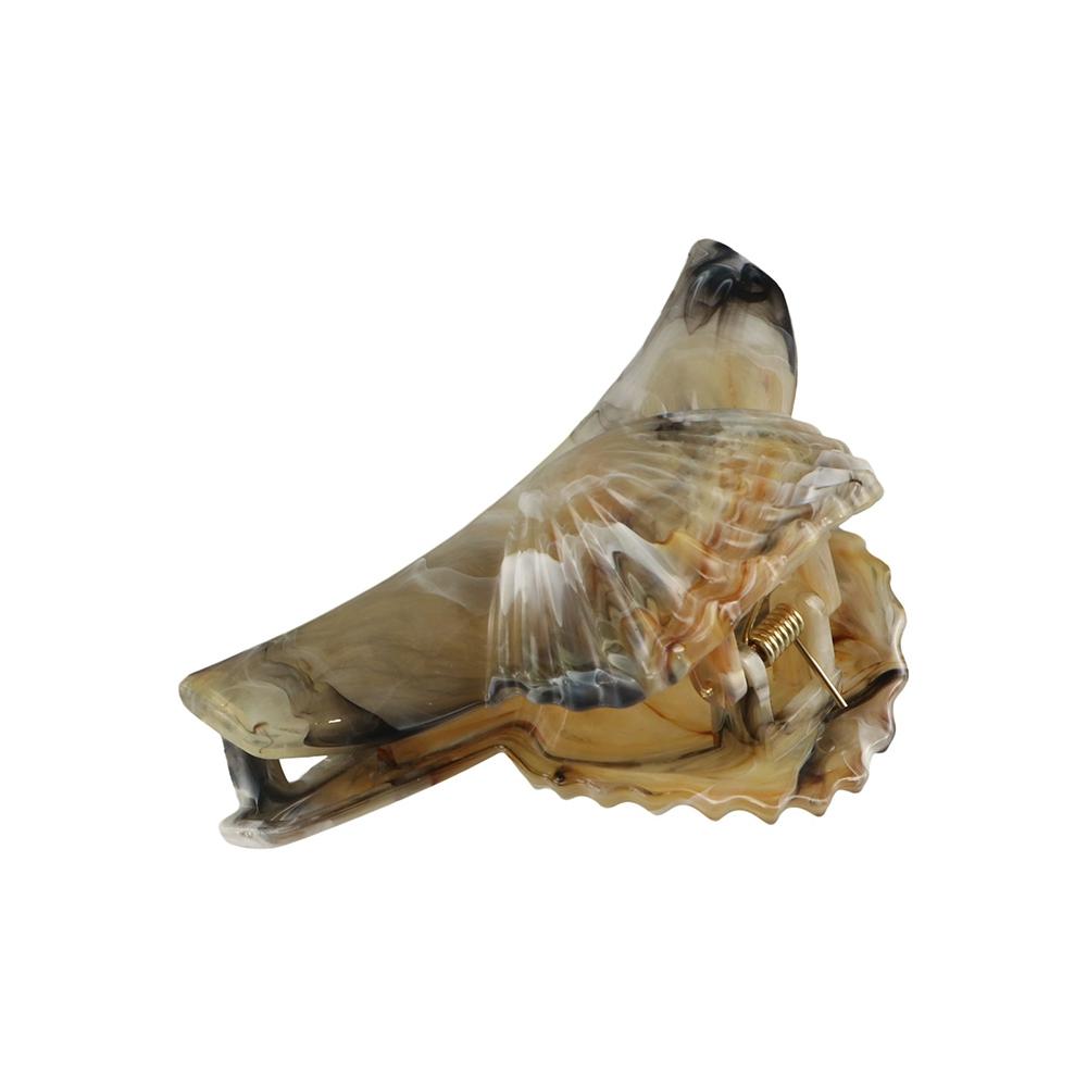 Зажим для волос Уксусная кислота Заколки Пляжный головной убор Ацетат Ракушка Волосы Коготь Женщины