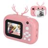 Print Camera Children " S Instant Portable Thermal 1080P Twin Lens 2.4in 16G Toys CameraPink