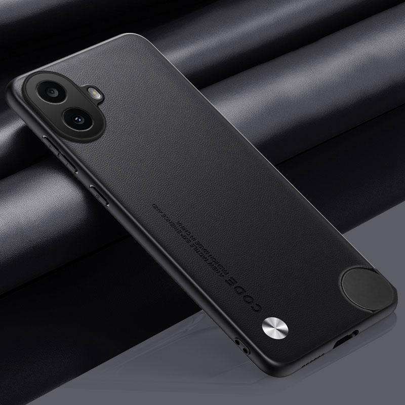 Роскошный чехол из искусственной кожи для Nothing CMF Phone 1 5G, задняя крышка, силиконовый противоударный защитный чехол для телефона Nothing CMF Phone1