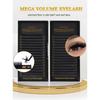 Lashprofessor Individual Eyelash Extension Long Length Classic Lashes Extensions Trays Wholesale Matte Black Soft Mink Faux Lash