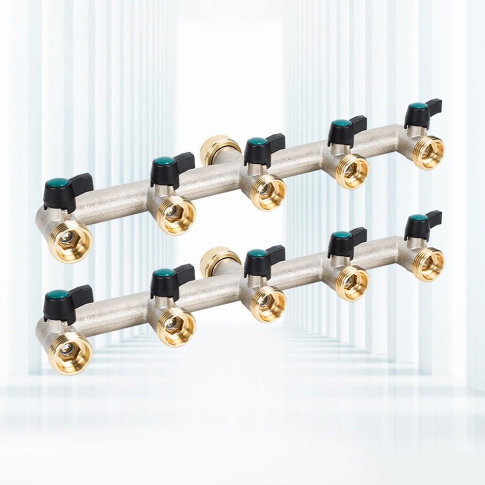 Распределитель 5-ходовой распределитель Распределитель воды Водопроводный кран 0–10 бар 0–90°C