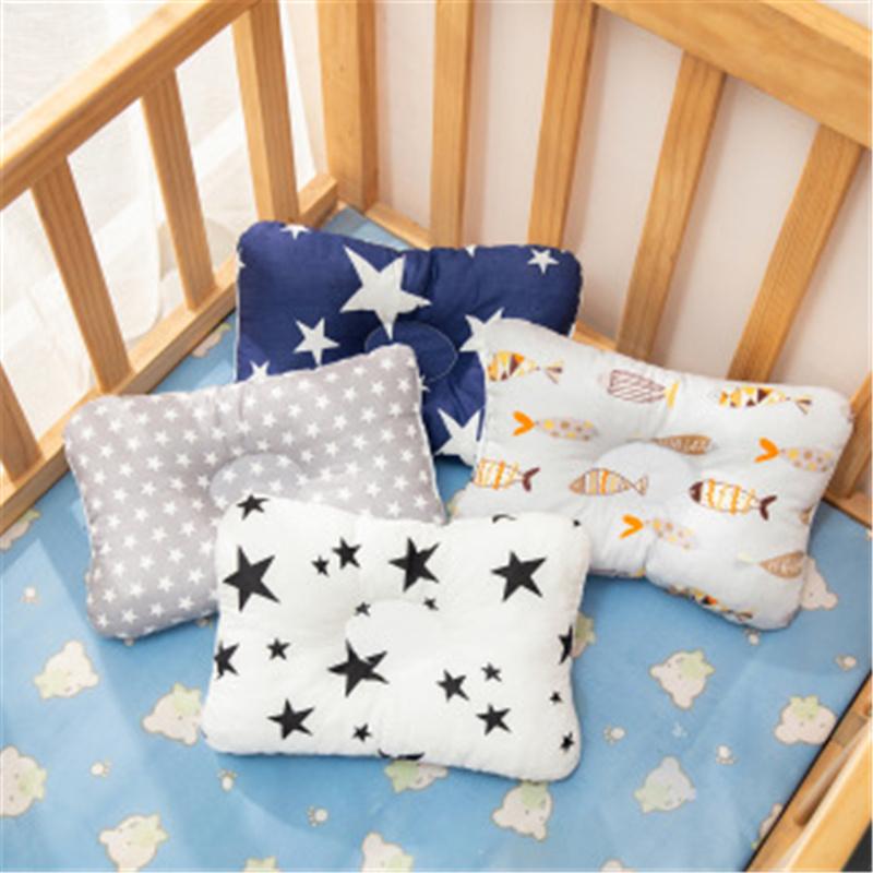 Baby Anti-deflection Head Fixed Breathable Side Pillow Newborns Baby Sleep Headrest Infant Pillow