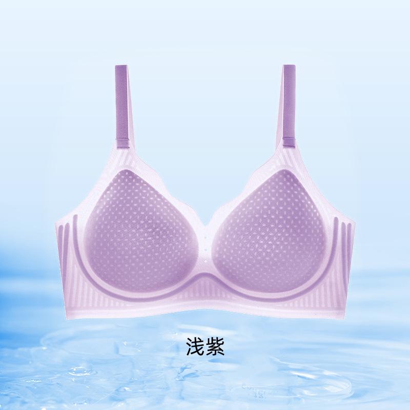 New underwear, small breasts gather, thin breathable chest wrap, foam jelly glue soft support, seamless nude bra