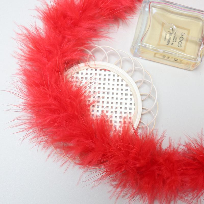 2-метровые полоски пуха для свадебного и праздничного декора, аксессуаров для одежды, дизайна своими руками