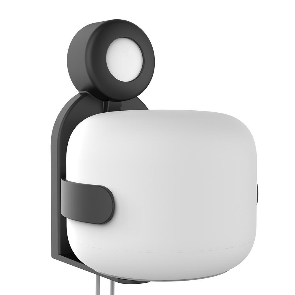 Black Wall Mount Holder Stand for Google Nest WiFi Router Point 2nd Generation Stylish and Practical