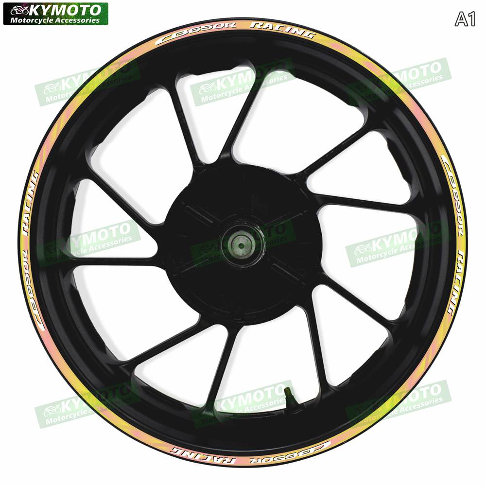For Honda CB650R CB 650R motorcycle accessories 17-inch front and rear wheel gradient Reflective stickers fairings and wheel hub