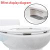 4 шт. бампер для сиденья унитаза, бамперы для сиденья биде с прочным буфером и функцией клейкости для крепления биде, сохраните сиденье унитаза