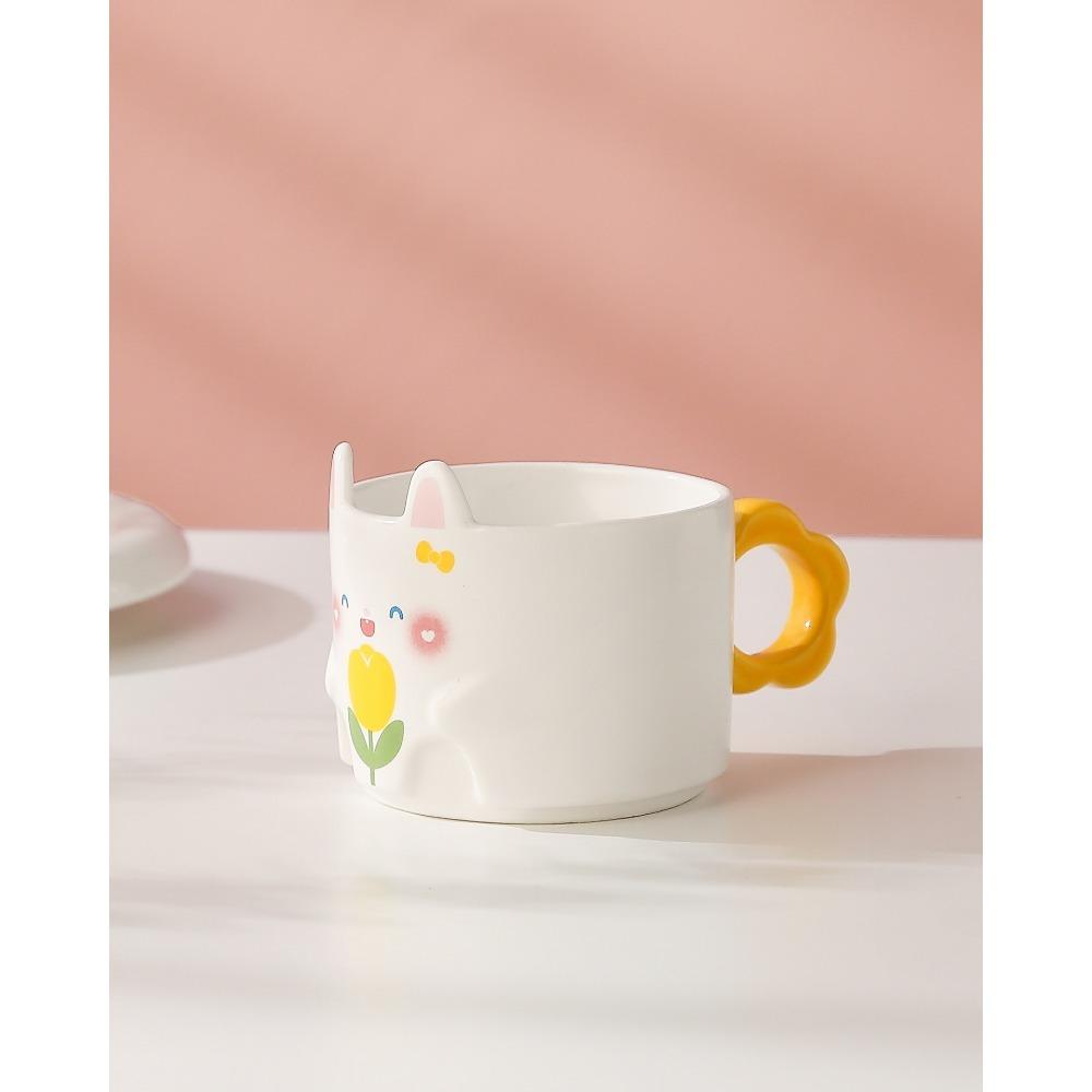 Милый кролик керамическая чашка креативная штабелируемая чашка бытовая кружка офисная кружка дорогостоящая чашка для воды сувенир подарок
