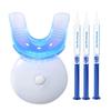 Teeth Whitening Kit with 32 LED Gum Light Silicone Mouthpiece Gel Tube Portable IPX7 Waterproof Gum Health Toothache Relief Light Therapy Periodontal